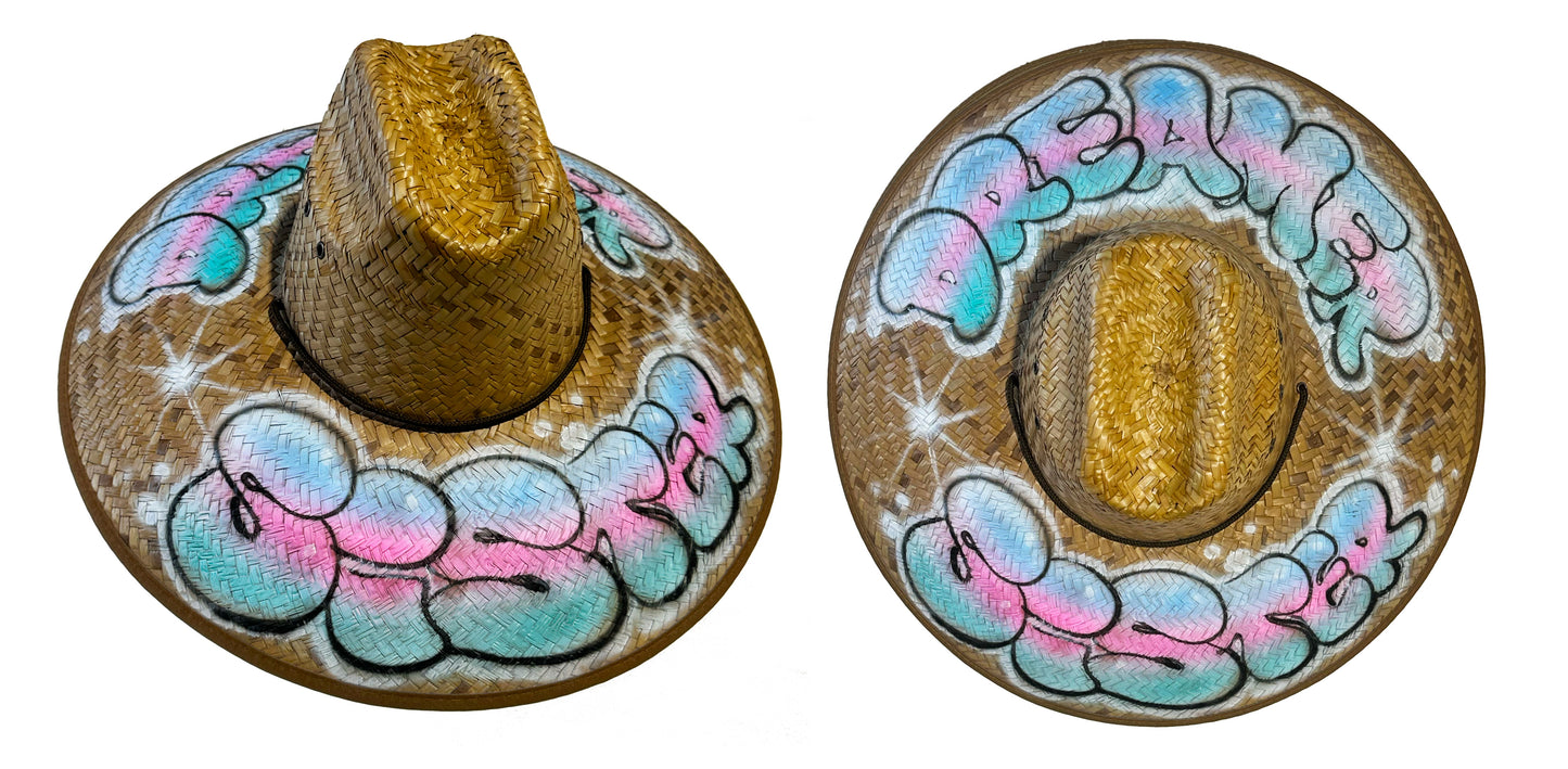 Sister Dreamer Gardening Hat - Blue, Pink, Blue