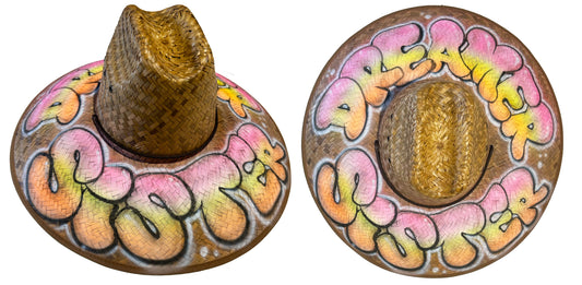 Sister Dreamer Gardening Hat - Pink, Yellow, Orange